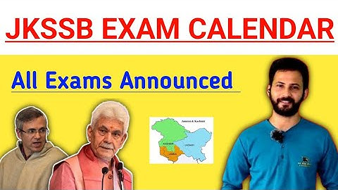 JKSSB Exam Calendar Out | All Exam Schedule Out | Good News for All JKSSB Candidates #jkssb