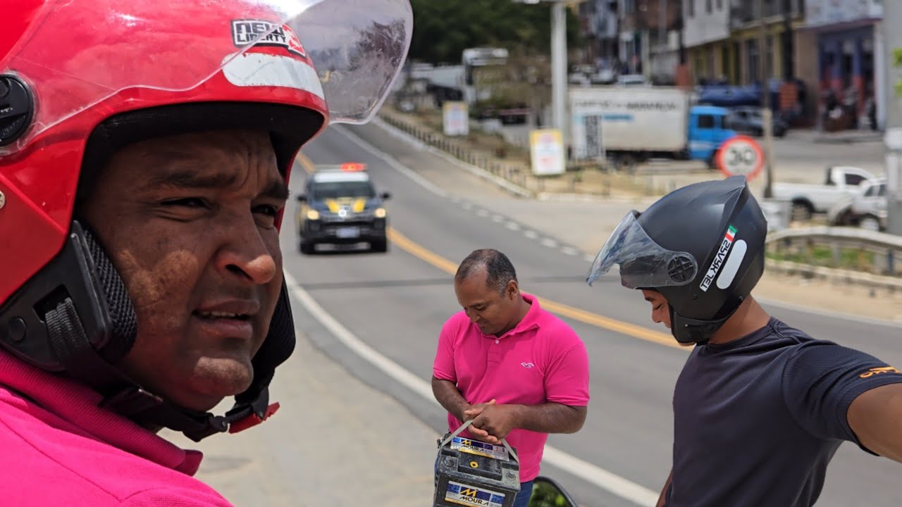 TIVEMOS QUE IR PARA OUTRA CIDADE CONPRAR UMA PEÇA PRO CARRO E ISSO ACONTECEU NO CAMINHO