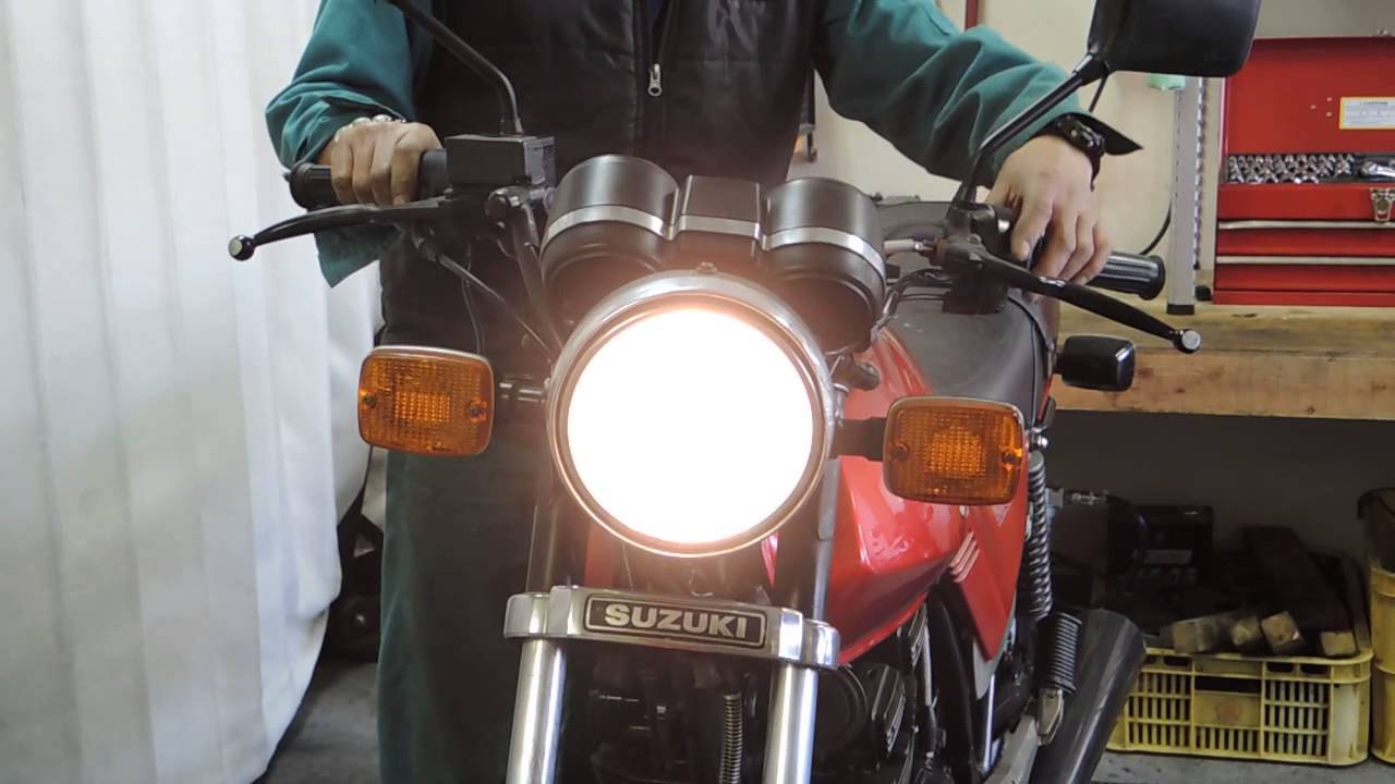 GSX250E KATANA ザリ/ゴキのエンジン始動～マフラー音はこんな感じです