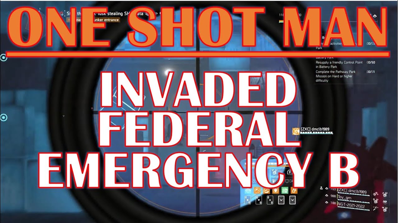 The Division 2 - Mantis Gameplay - Invaded Mission - Federal Emergency Bunker - PS5 Gameplay