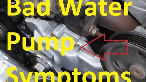 Symptoms of a Bad Water Pump and How to Diagnose If it Has Failed