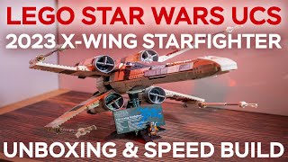 LEGO X-Wing Starfighter UCS Speed Build | LEGO Star Wars 75355 UCS Unboxing and ASMR Build