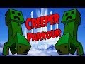 Паркур с Зелеными   Creeper Parkour Minecraft