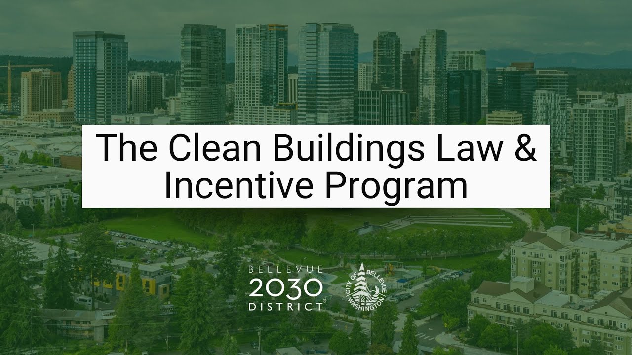 Clean Building Initiative Clean Buildings Law & Incentive Program Webinar - YouTube