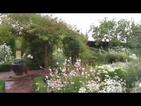 Walk through the White Garden of Sissinghurst Castle