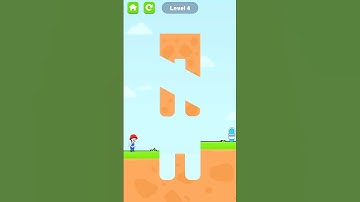 Slice To Save game shorts video 🚽 Level 4