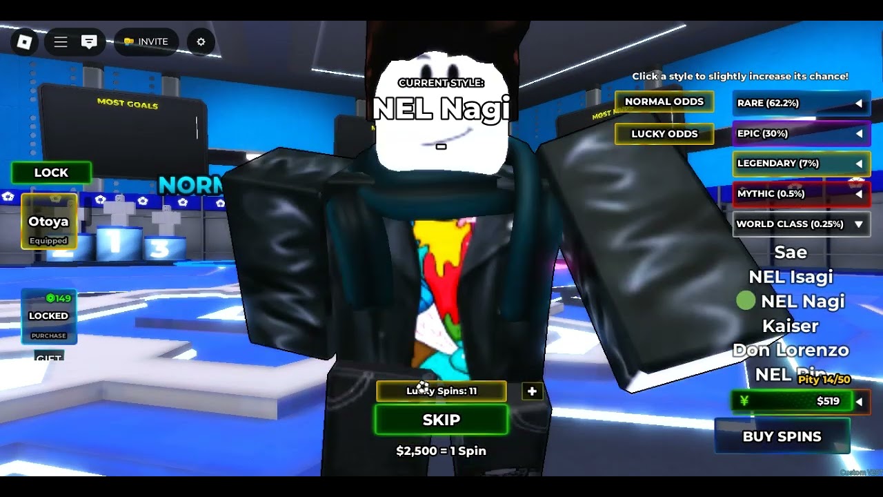 WHAT U CAN GET BY 30 LUCKY SPIN (NEL NAGI)?