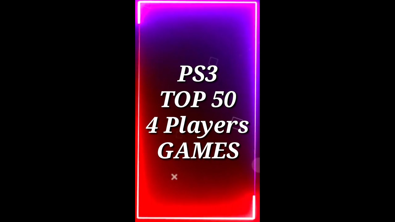 PS3 4 Player Games
