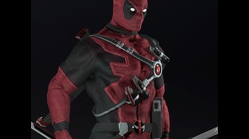 Deadpool Zbrush/Blender Model with Cycles Render