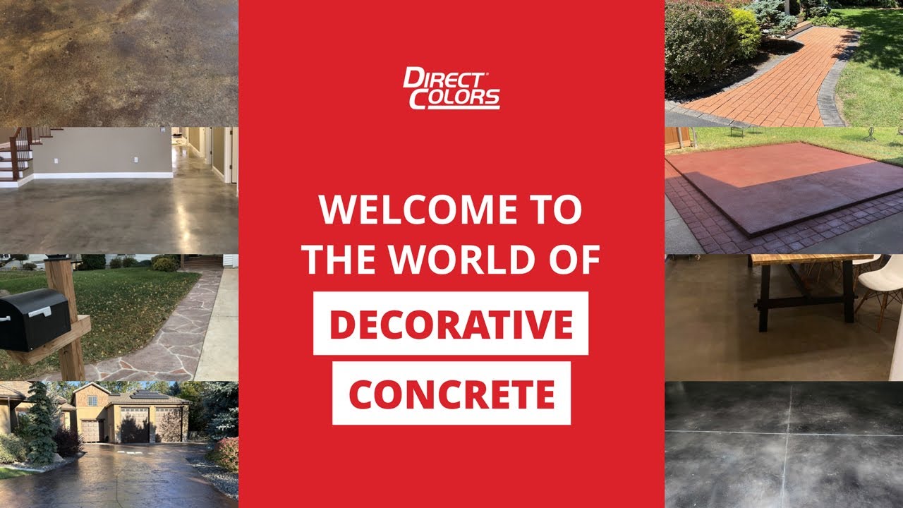 Welcome To The World Of Decorative Concrete You