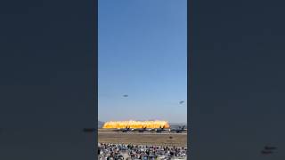 USMC United States Marine Corps F-18 Hornet fighter jets low pass wall of fire 🔥 Miramar Airshow