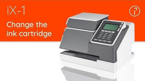 iX 1 Quadient mailing System – Ink Cartridge replacement