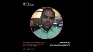 Optica Challenge Winner - Ahmed Dorrah