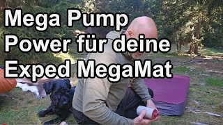 Exped Mega Pump – The perfect addition to the Exped MegaMat