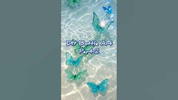 Part-2||DIY bottle art to try✨#shorts #diy #bottleart #design #ytshorts #decor#trending#art#painting