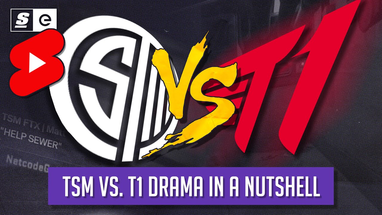 T1 vs TSM Drama in 1 minute or less 