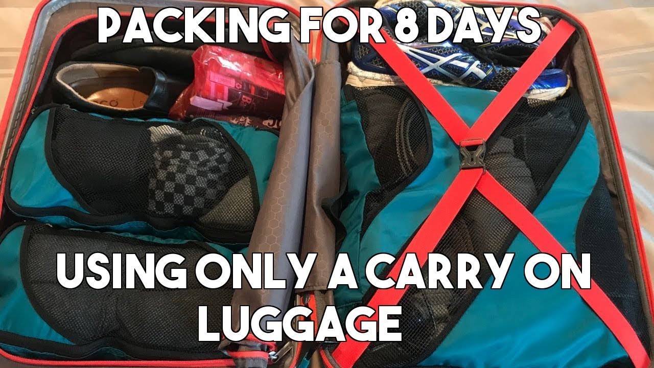 Packing for 8 Day with Just a Carry On Luggage - YouTube