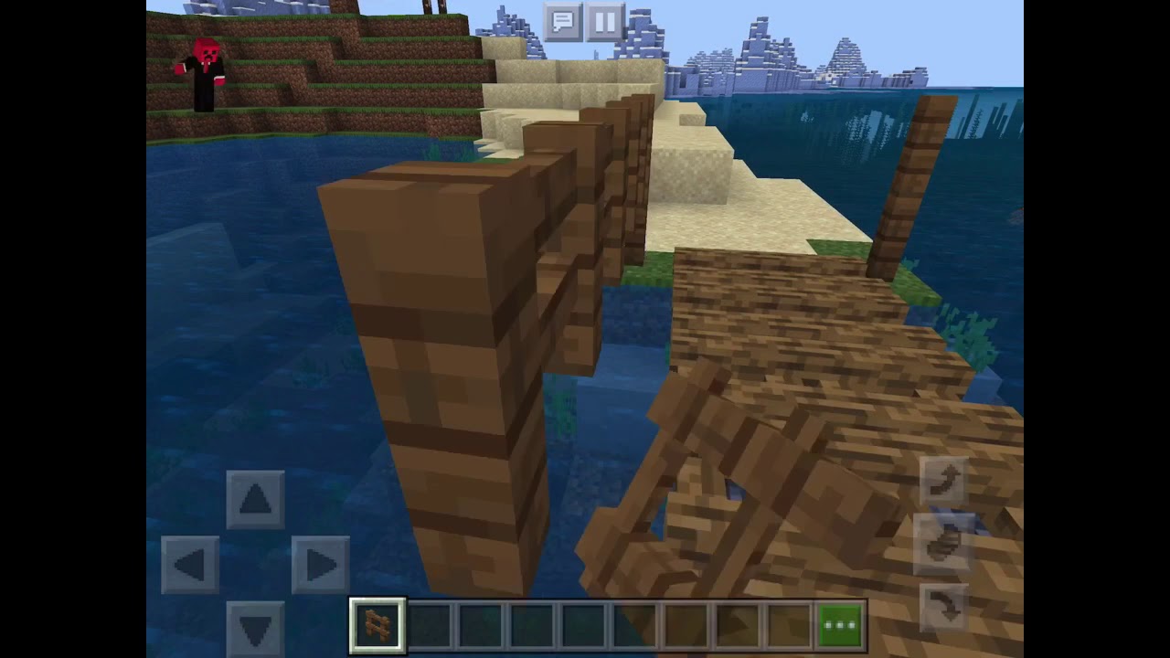 How to build a bridge in minecraft 🌉 - YouTube