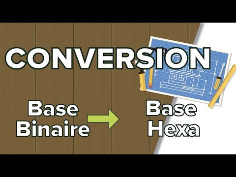 Vidéo: Comment passer de l'hexadécimal au binaire ?