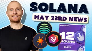 Solana Update 23rd May 2024: $SOL, Airdrops, Market Update.