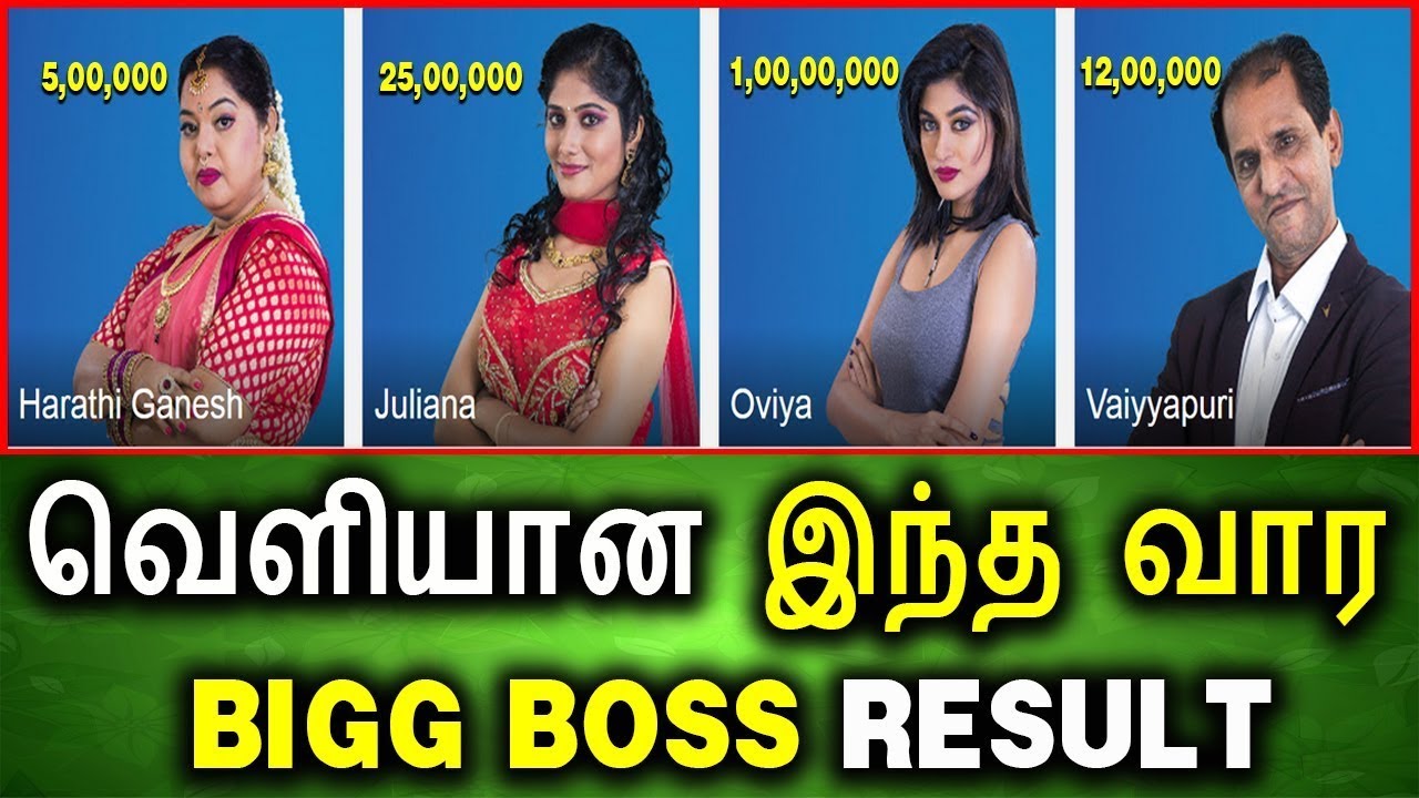    BIGG BOSS RESULT BIG Tamil News13th July 2017 V
