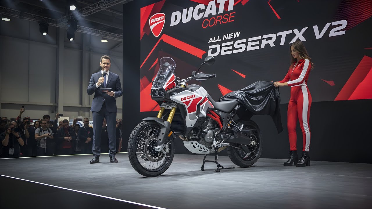 ПЕРВЫЙ ВЗГЛЯД!! : ПРЕДСТАВЛЕН СОВЕРШЕННО НОВЫЙ DUCATI DesertX V2 2026 ГОДА! - ЛЕГЧЕ, БЫСТРЕЕ И БЕ...