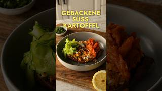 Gebackene Süßkartoffel mit Feta & Kimchi