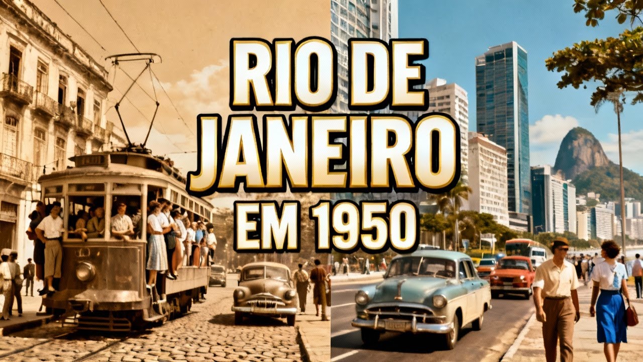 Rio de Janeiro em 1950: Imagens Raras que Parecem de Outro Mundo