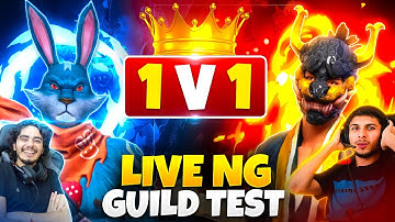 Can We Find New Legend ?😍 1 VS 1 LIVE GUILD TEST TO JOIN NG ESPORTS💥#nonstopgaming #blackshout