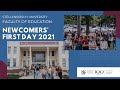 Newcomers first day 2021