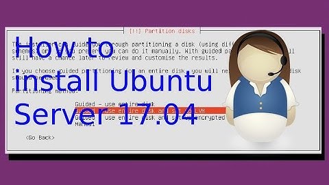 How to install Ubuntu Server 17.04