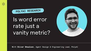 Is word error rate just a vanity metric