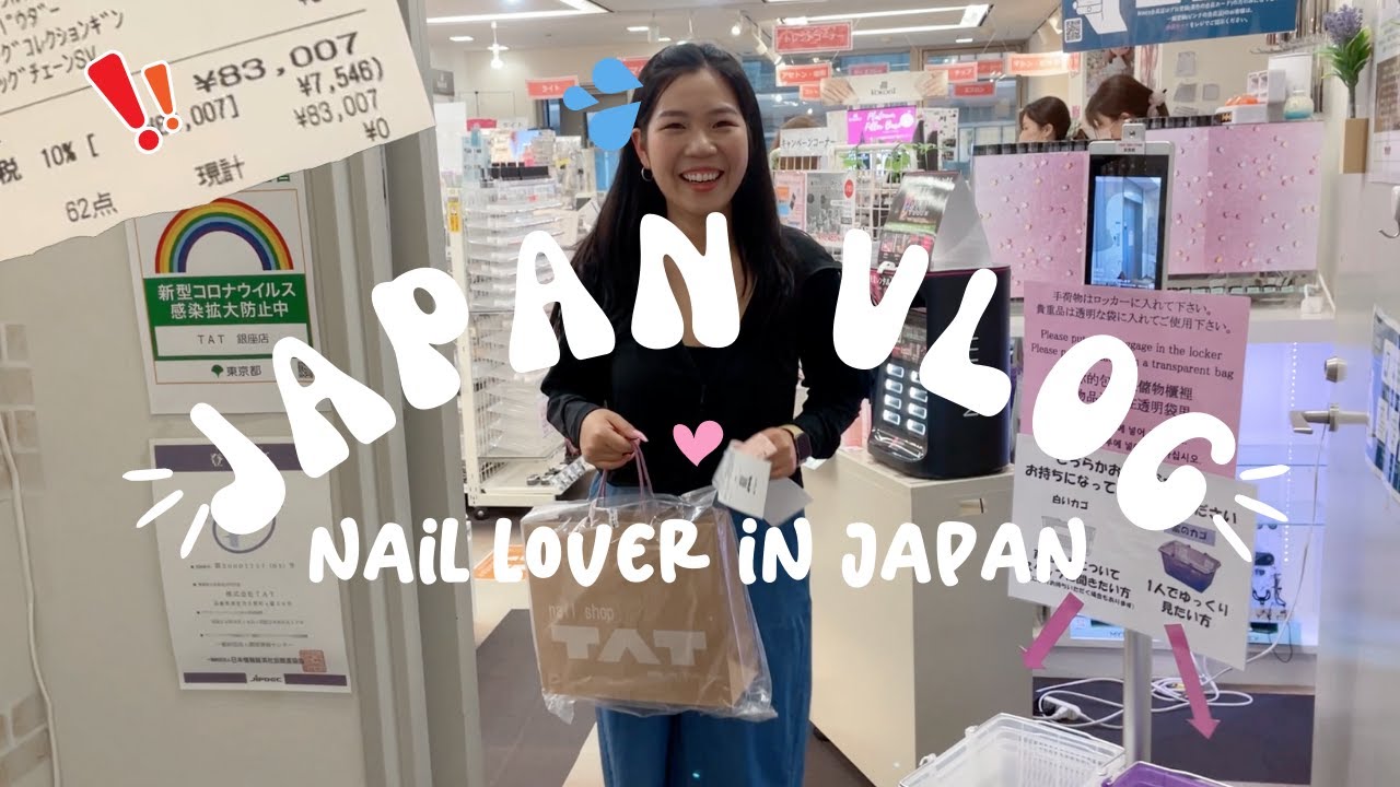 MUST VISIT nail shops in JAPAN! | Pov: Come nail supplies shopping with me + bonus $2000 NAIL HAUL