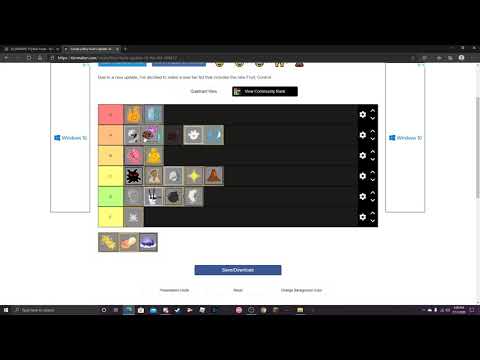 Create a Blox Fruits Fruit Tierlist (Update 10) Tier List - TierMaker