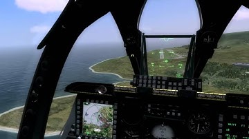 DCS: A10C Formation Landing