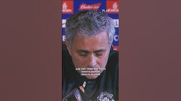 Mourinho on Man City & Man United