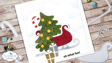 Sparkling Sleigh Christmas Card