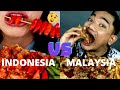 MALAYSIAN VS INDONESIAN MUKBANGERS EATING 😍