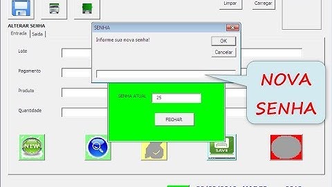 Códigos para Alterar SENHA do USUÁRIO via Formulário VBA - Controle de Estoque Excel - Aula 37