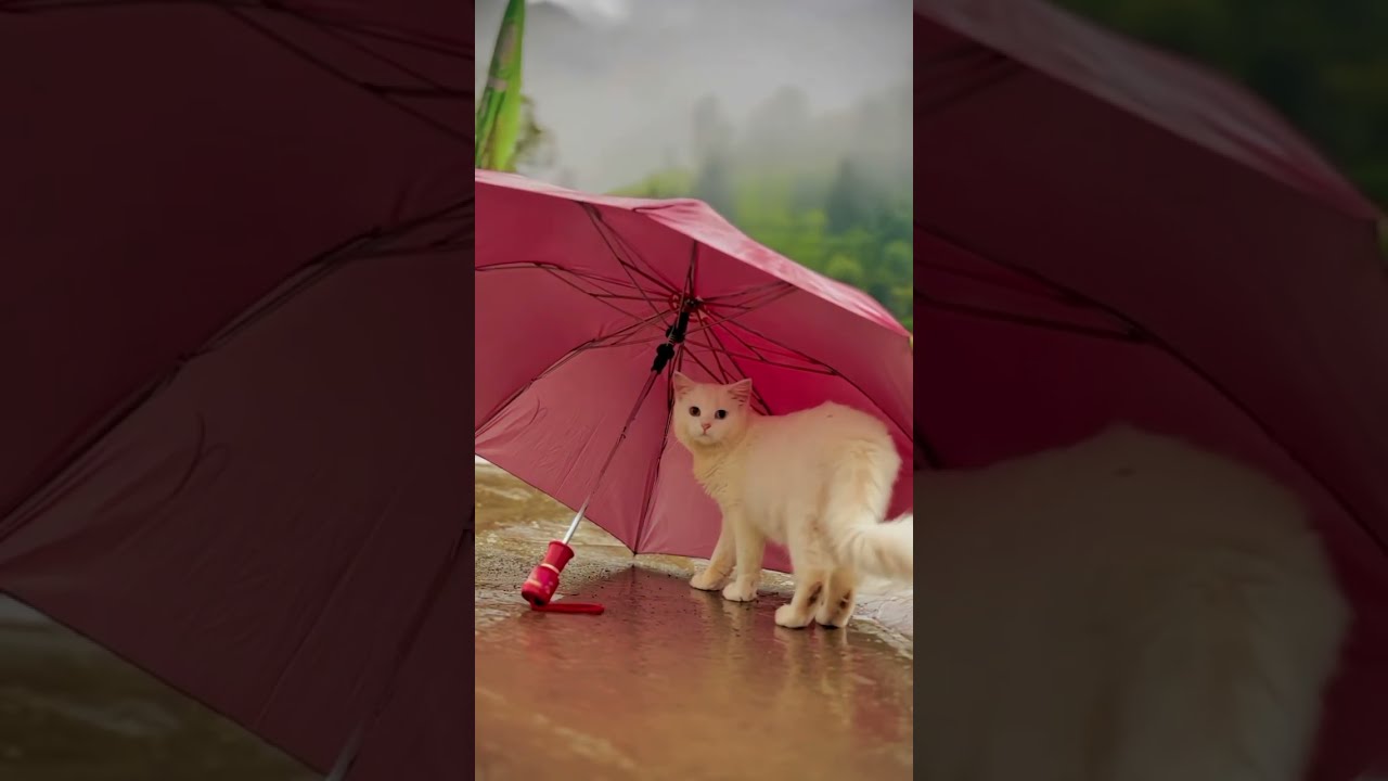 Enjoying Rain With Hoor Her Cute Moves 