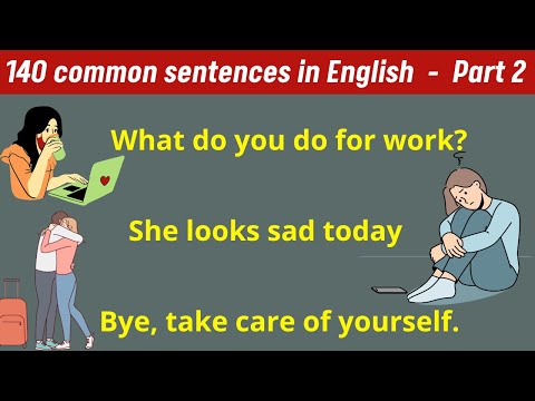 140 Daily Use English Sentences | English Conversation Practice 20 minutes | Learn English