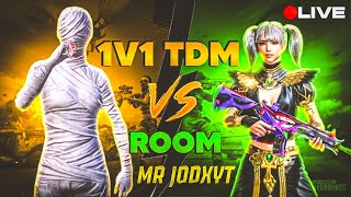 Lets Play 1v1 Tdm Rooms | Pubg Mobile Live Custom Room With Mr JODxYT