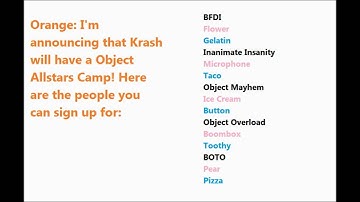 Object All Stars Camp (15/18 slots remain)