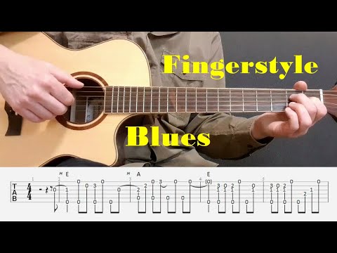 Easy Fingerstyle Blues with tabs