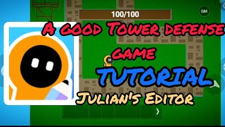 How to make a good Tower defense game in Julian's Editor | Part 1 - Tutorial screenshot 4