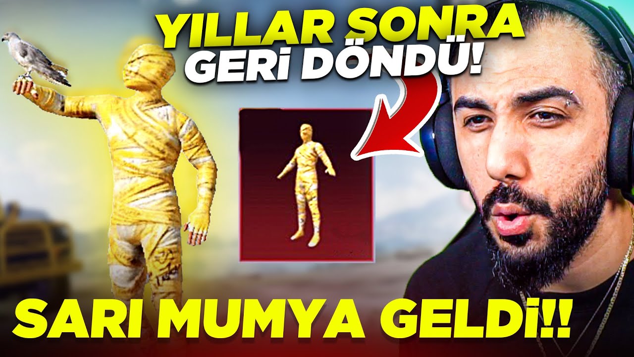 SARI MUMYA SETİ SONUNDA GERİ DÖNDÜ!! TARİHİ OLAY! | PUBG MOBILE