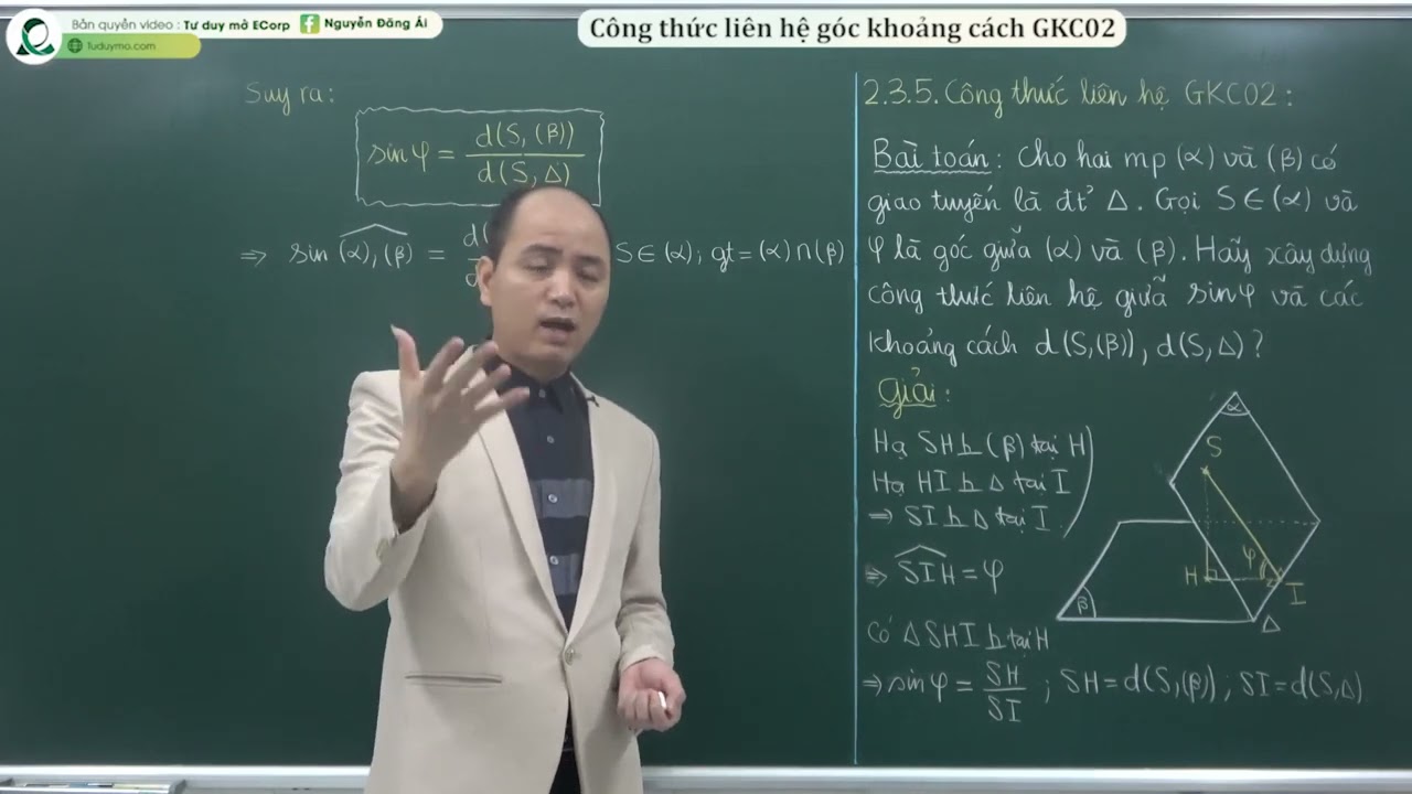 Công thức xác định nhanh góc giữa hai mặt phẳng [42]