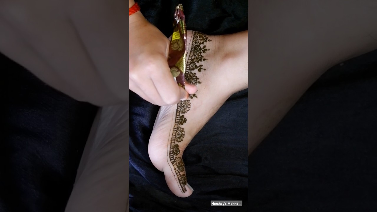 leg Mehndi design ❤️ 