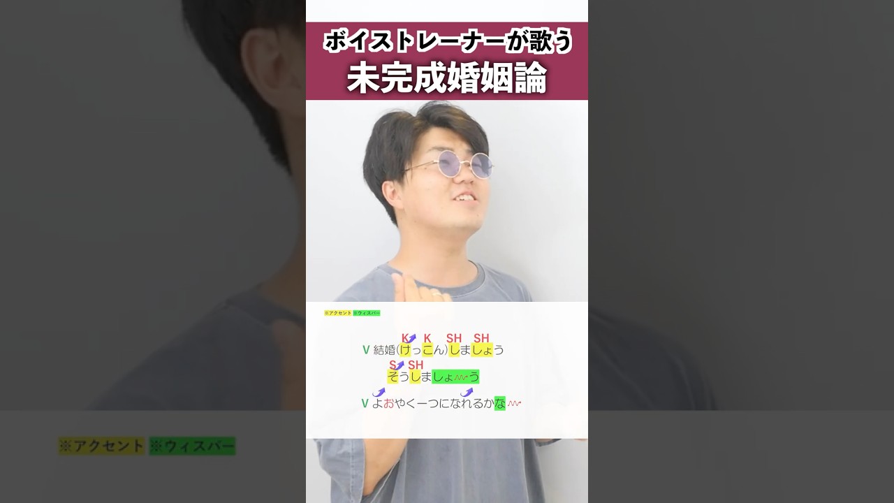 【ボイストレーナーが歌う】未完成婚姻論 / Dannie May【シアーミュージック京都駅前・梅田校 犬小屋マコト】#shorts