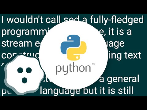 What are the differences between Perl, Python, AWK and sed?